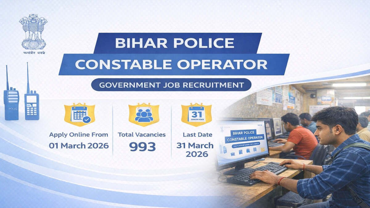 CSBC Bihar Police Constable Operator Online Form 2026