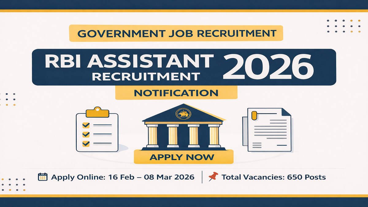 RBI Assistant Recruitment 2026